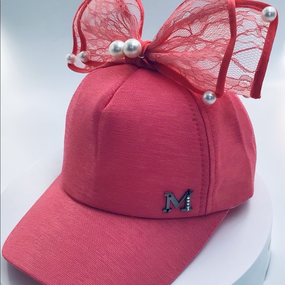 Kids BIG BOW Ball Hat - Picture 8 of 10